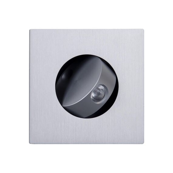 4278-1W, настенный светильник, D85xW115xH115, cutout:L82xW80, LEDx3W, 150LM, 4000K, included, switch, изображение 2