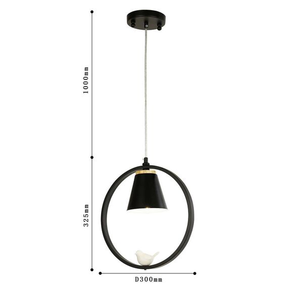 2938-1P, подвес, W300xH325/1325, 1xE27x40W, excluded, изображение 3