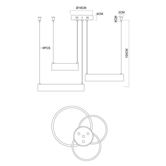 4591-220-3BL, потолочная чаша, D220xH40, цвет черный, изображение 6