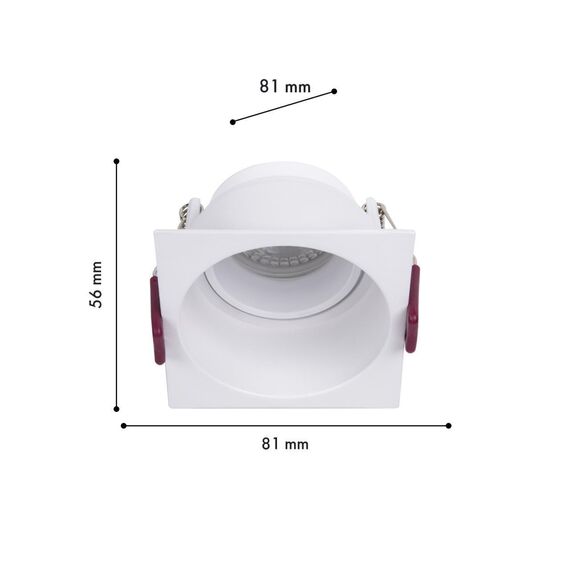 4547-1C, врезной светильник, L81xW81xH56, cutout:D75, 1xGU10x35W, IP20, excluded, изображение 3