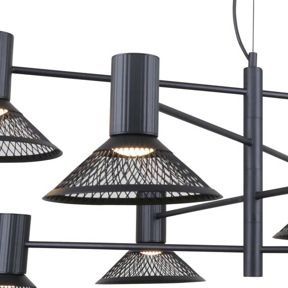 4623-8P, подвесная люстра, D900xH570/1470, 8xLEDx6W, 5280LM, 3000K, included, изображение 4