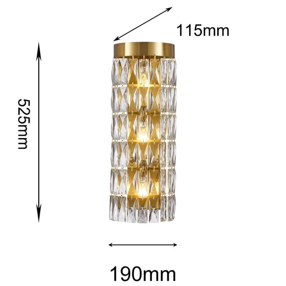 4090-3W, настенный светильник, D190xW115xH525, 3xE14x40W, excluded, изображение 4