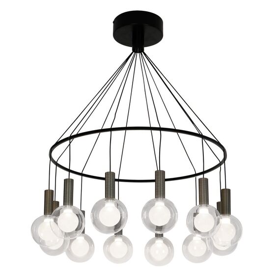 4378-12P, подвесная люстра, D650xH760, 12xLEDx3.5W, 2795LM, 4000K, CRI>90, included, изображение 2