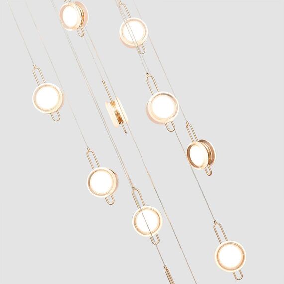 4334-32P, подвесная люстра, D600xH650/3000, 32xLEDx4W, 10240LM, 4000K, included, изображение 3