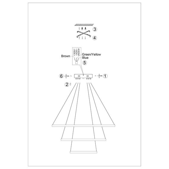 4591-220-9CH, потолочная чаша, D220xH40, цвет хром, изображение 6