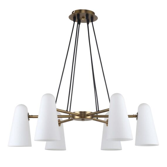 2763-6P, подвесная люстра, D700xH1160, 6xE14x40W, excluded, изображение 2