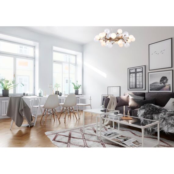 2515-15P, люстра подвесная, D850xH460/1100, 15xG9x40W, excluded, изображение 7