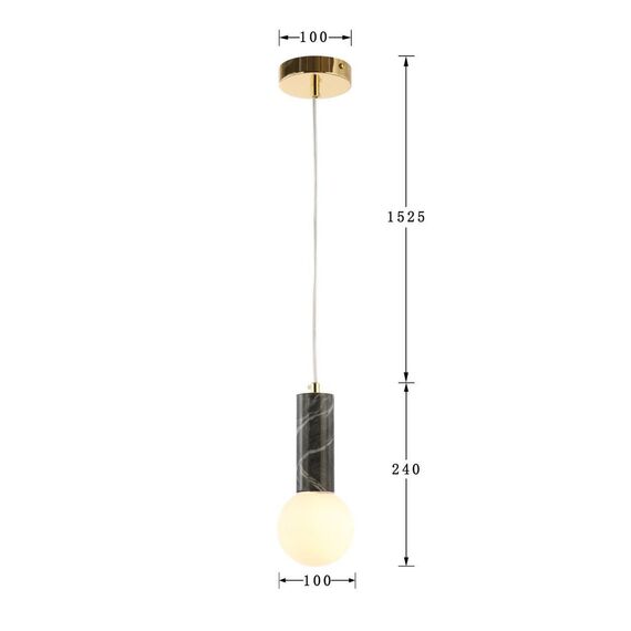 2749-1P, подвес, D100xH240/1765, 1xG9LEDx5W, 400LM, 3000K, included, изображение 3