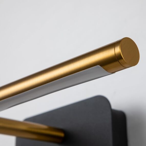 4016-1W, настенный светильник, D155xW410xH80, LEDx8W, 600LM, 3000K, IP20, included, изображение 8