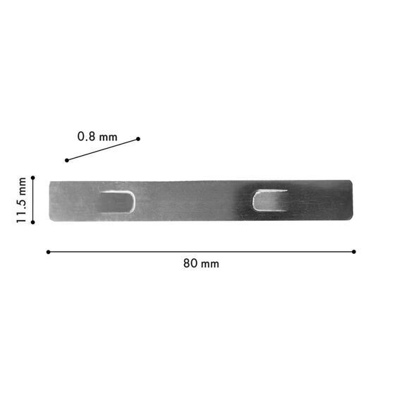 1012-CP-001, коннектор, L80xW11.5xH0.8, изображение 2