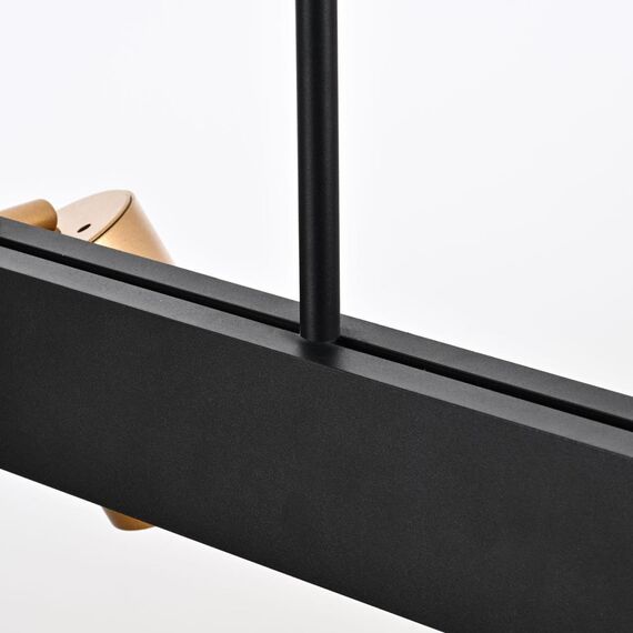 4074-6P, подвесная люстра, L1200xW190xH600, 6xGU10LEDx10W, excluded + LEDx18W, 700LM, 4000K, included, изображение 4