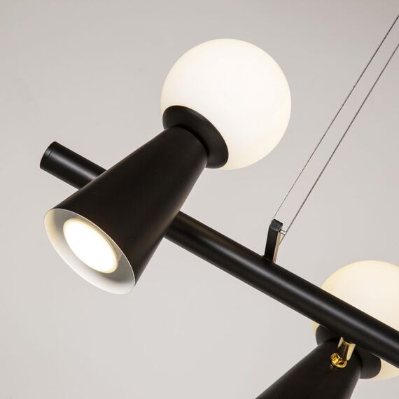 4095-5P, подвесная люстра, L900xW330xH230/1730, 5xG9LEDx3W + 5xGU10x35W, excluded, изображение 7