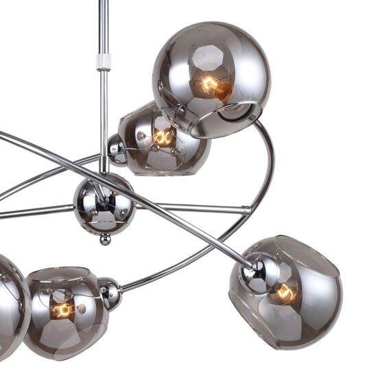 2342-6P, люстра, D580xH490/640, 6xE14x40W, excluded, изображение 7