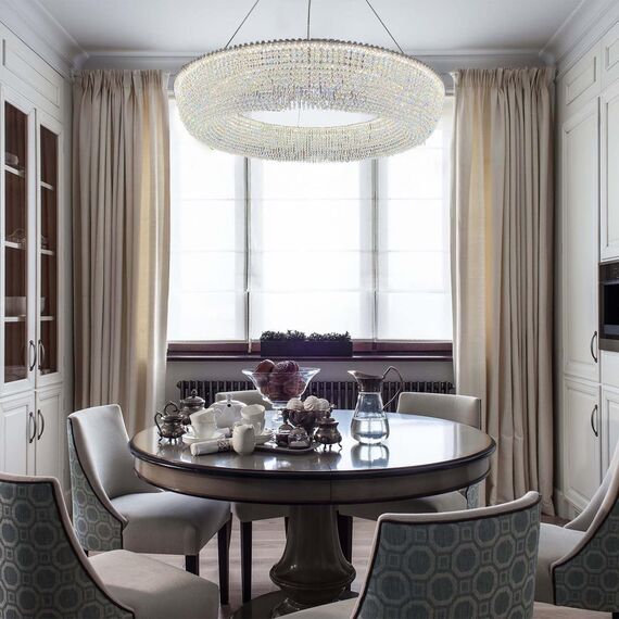 4478-10P, подвесная люстра, D1050xH165/1200, LEDx92W, 8300LM, 3000K, included, remote control, изображение 5