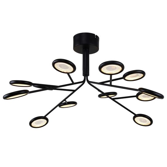 4252-12P, подвесная/потолочная люстра, D650xH320/1320, 12xLEDx3W, 3060LM, 4000K, included, изображение 2