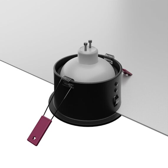 4529-1C, врезной светильник, D87xH44, cutout:D75, 1xGU10x35W, IP65, excluded, изображение 4