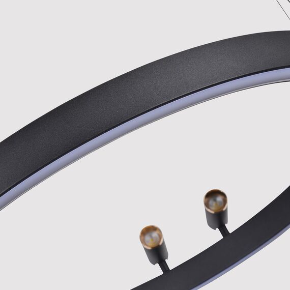 4474-2P, подвесная люстра, D830xH1000/1800, LEDx53W + LEDx33W + 4xLEDx3W, 2075LM, 3000-6500K, included, remote control, изображение 3