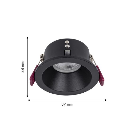 4529-1C, врезной светильник, D87xH44, cutout:D75, 1xGU10x35W, IP65, excluded, изображение 2