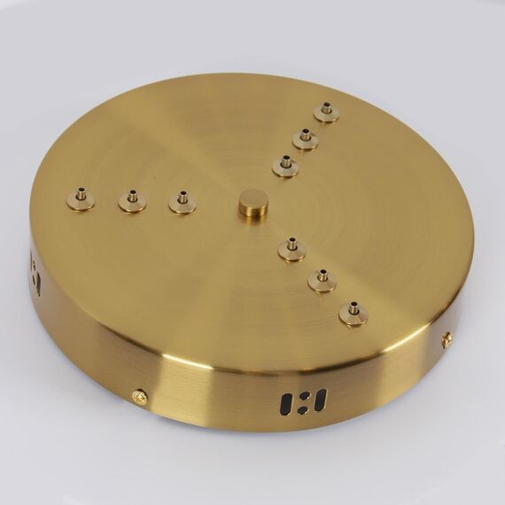 4591-220-9BR, потолочная чаша, D220xH40, цвет латунь, изображение 4