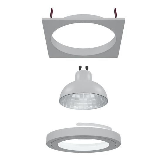 4542-1C, врезной светильник, L92xW92xH28, cutout:D80, 1xGU10x35W, IP20, excluded, изображение 6