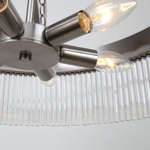 4201-6P, подвесная люстра, D600xH640/1500, 6xE14x40W, excluded, изображение 5