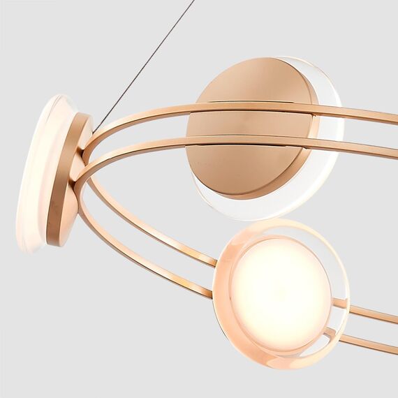 4334-6P, подвесная люстра, D600xH175/1800, 6xLEDx4W, 1920LM, 4000K, included, изображение 3