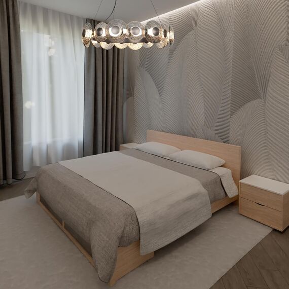 4642-16P, подвесная люстра, D700xH295/1590, LEDx72W, 8217LM, 4000K, included, изображение 4