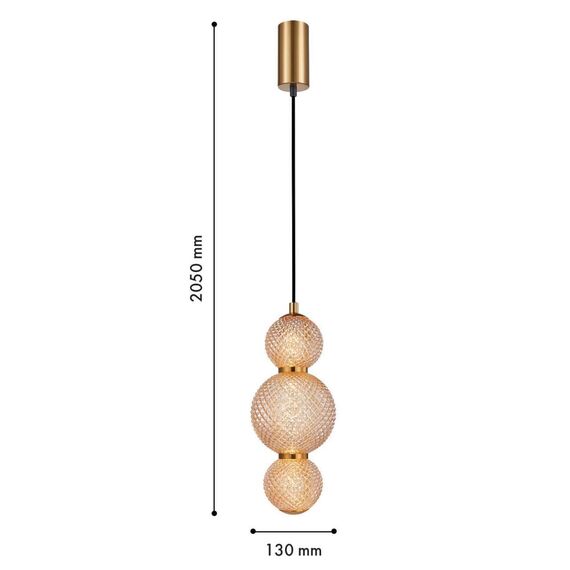 4612-1P, подвес, D130xH440/2050, LEDx7W, 910LM, 3000K, included, изображение 2