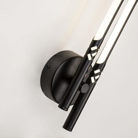 4098-2W, настенный светильник, D70xW100xH360, 2xLEDx7W, 1120LM, 4000K, included, изображение 4