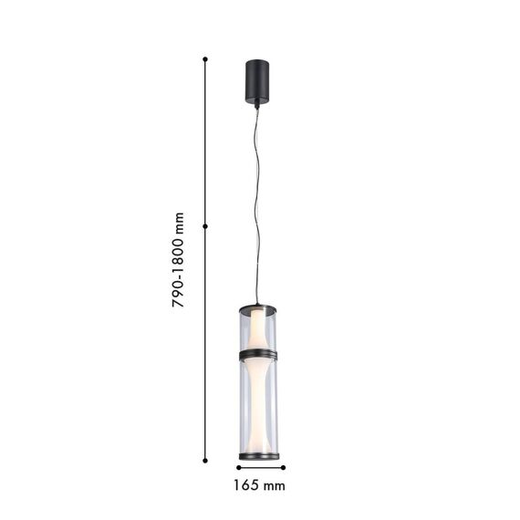 4245-2P, подвес, D165xH790/1800, LEDx20W, 435LM, 4000K, included, изображение 2
