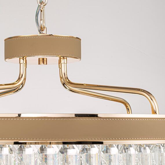 4304-6P, подвесная люстра, D600xH350/1165, LEDx60W, 3650LM, 3000K/4000K/6000K, included, изображение 8