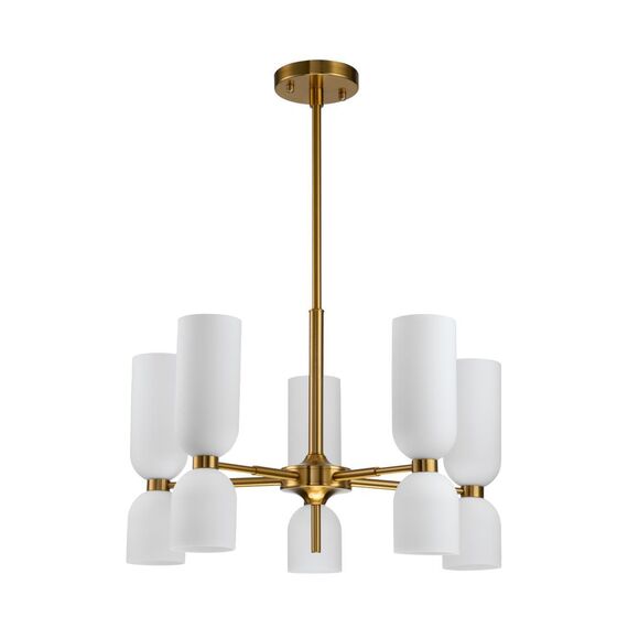 2876-5P, подвесная люстра, D680*H550/850, 10xE14x40W, excluded, изображение 2