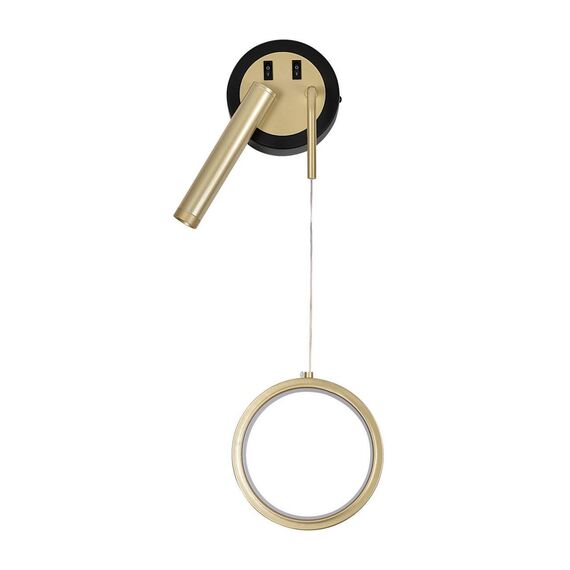 4174-2W, настенный светильник, D90xW230xH500, LEDx10W + 1xLEDx3W, 585LM, 4000K, included, switch, изображение 2