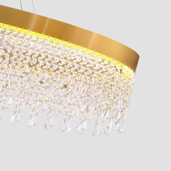 4479-10P, подвесная люстра, L1000xW355xH235/1200, LEDx34W, 3000LM, 3000K, included, remote control, изображение 4