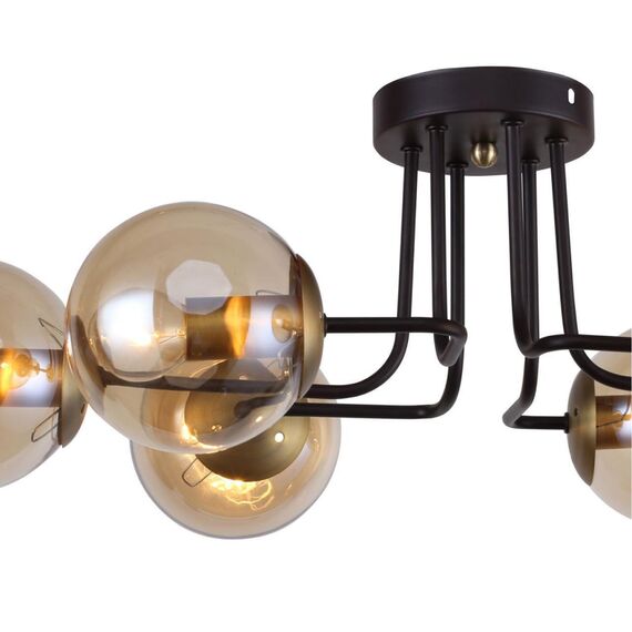 2344-6U, потолочный светильник, L600xW480xH220, 6xE14x40W, excluded, изображение 8