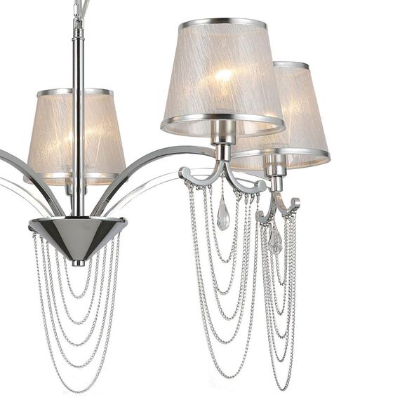 2855-5P, подвесная люстра, D720xH465/835, 5xE14x40W, excluded, изображение 3