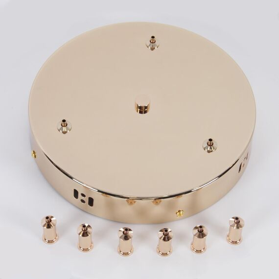 4591-220-3GD, потолочная чаша, D220xH40, цвет золотой, изображение 4