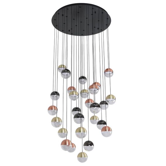 4371-27P, подвесная люстра, D830xH2680, 27xLEDx5.4W, 10220LM, 4000K, CRI>90, included, изображение 2