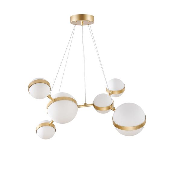 4448-6P, подвесная люстра, D700xH1100/1350, LEDx42W, 4610LM, 4000K, included, изображение 2