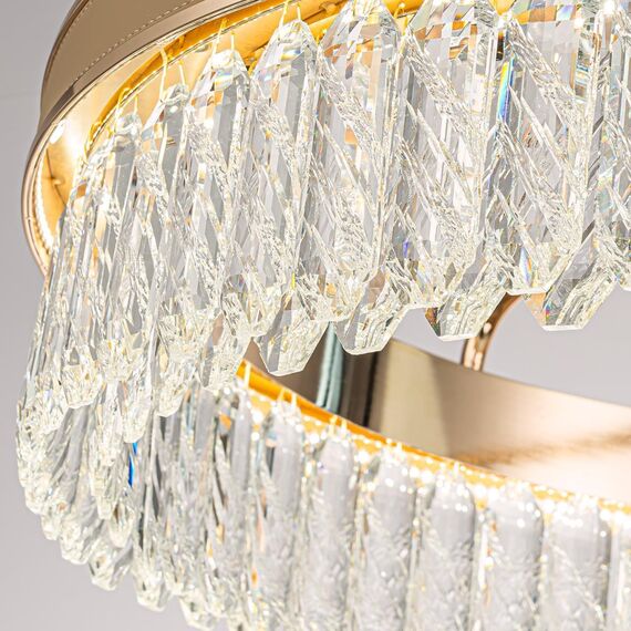 4304-6P, подвесная люстра, D600xH350/1165, LEDx60W, 3650LM, 3000K/4000K/6000K, included, изображение 6