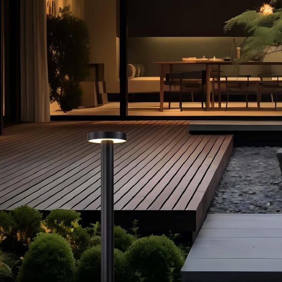 4640-1F, уличный светильник, D140xH820, LEDx12W, 1050LM, 4000K, IP65, included, изображение 6