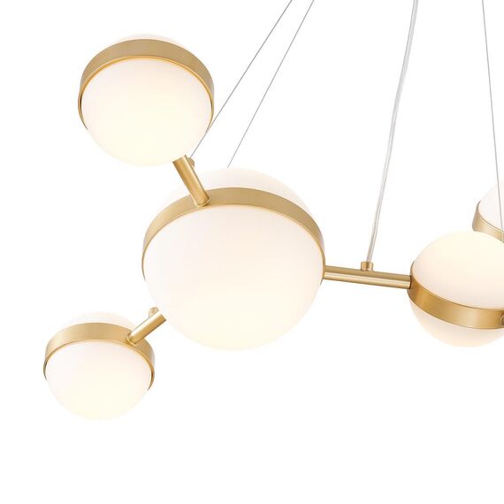 4448-6P, подвесная люстра, D700xH1100/1350, LEDx42W, 4610LM, 4000K, included, изображение 7