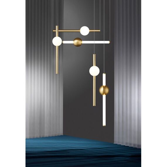 2642-1P, подвес, D120xH600/1600, 1xLEDx19W, 1520LM, 3000K, included, изображение 3