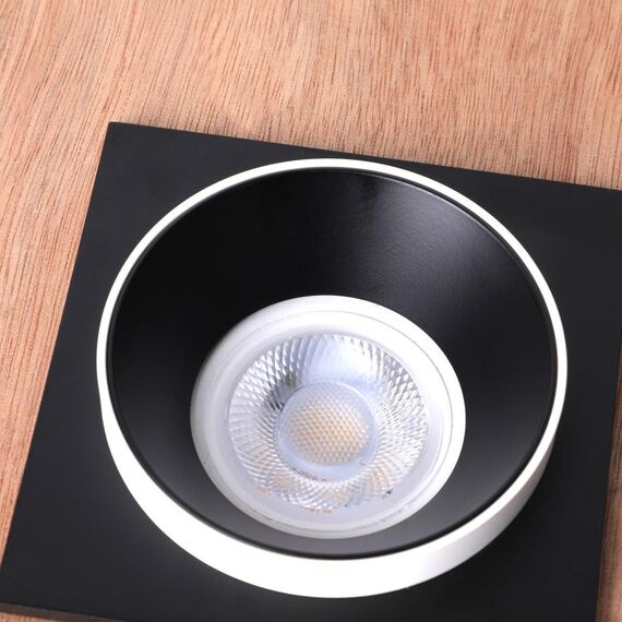 2890-1C, врезной светильник, L95xW95xH40, cutout:D75, 1xGU10LEDx7W, excluded, изображение 3