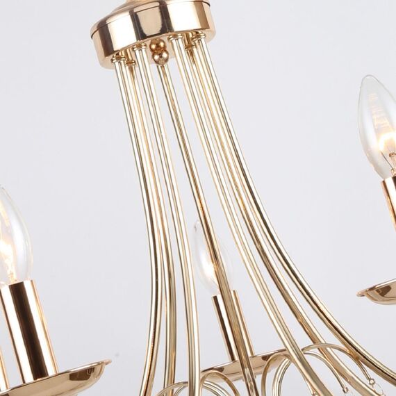 2591-7P, подвесная люстра, D680xH500/1500, 7xE14x40W, excluded, изображение 5