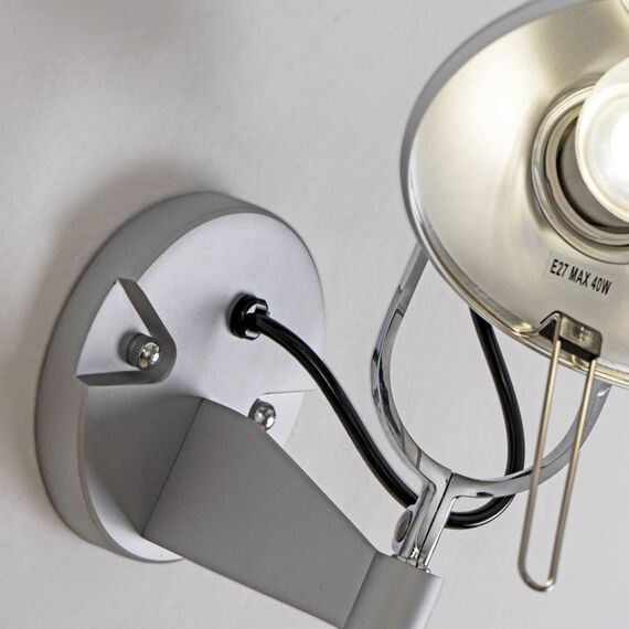 1869-1W, настенный светильник, D265xW145xH230, 1xE27x40W, excluded, изображение 4