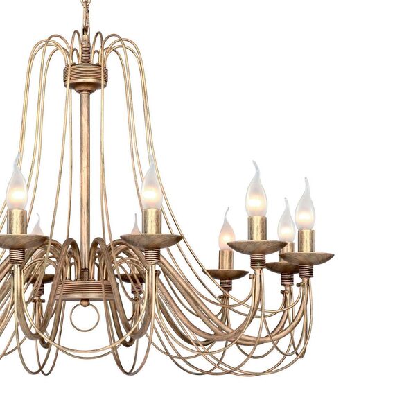 2163-12P, люстра подвесная, D920xH650/1350, 12xE14x40W, excluded, изображение 4