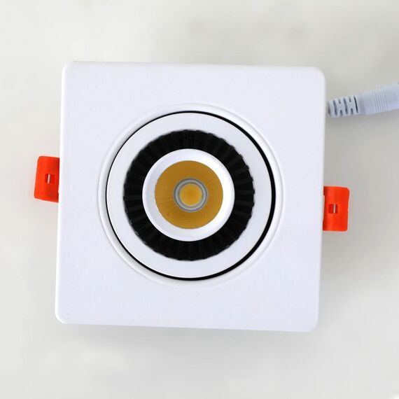 2417-1U, врезной светильник, L118xW118xH35, cutout:L95xW95, 1xLEDx5W, 400LM, 4000K, included, изображение 8