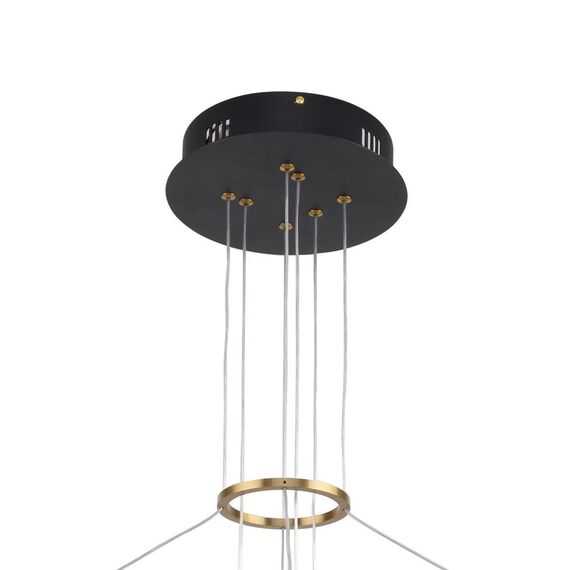 3097-8P, подвесная люстра, D800xH600/1000, LEDx48W + 7xLEDx3W, 4690LM, 4000K, included, изображение 3