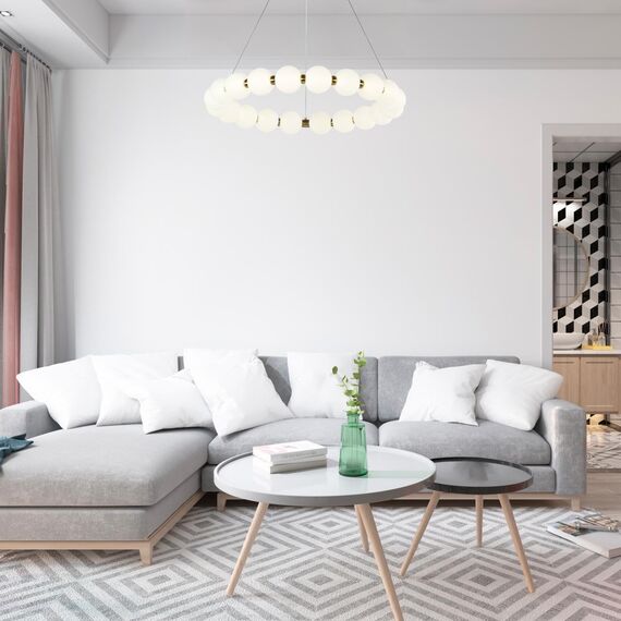 4014-8P, подвесная люстра, D820xH80/1080, LEDx60W, 4800LM, 4000K, included, изображение 7